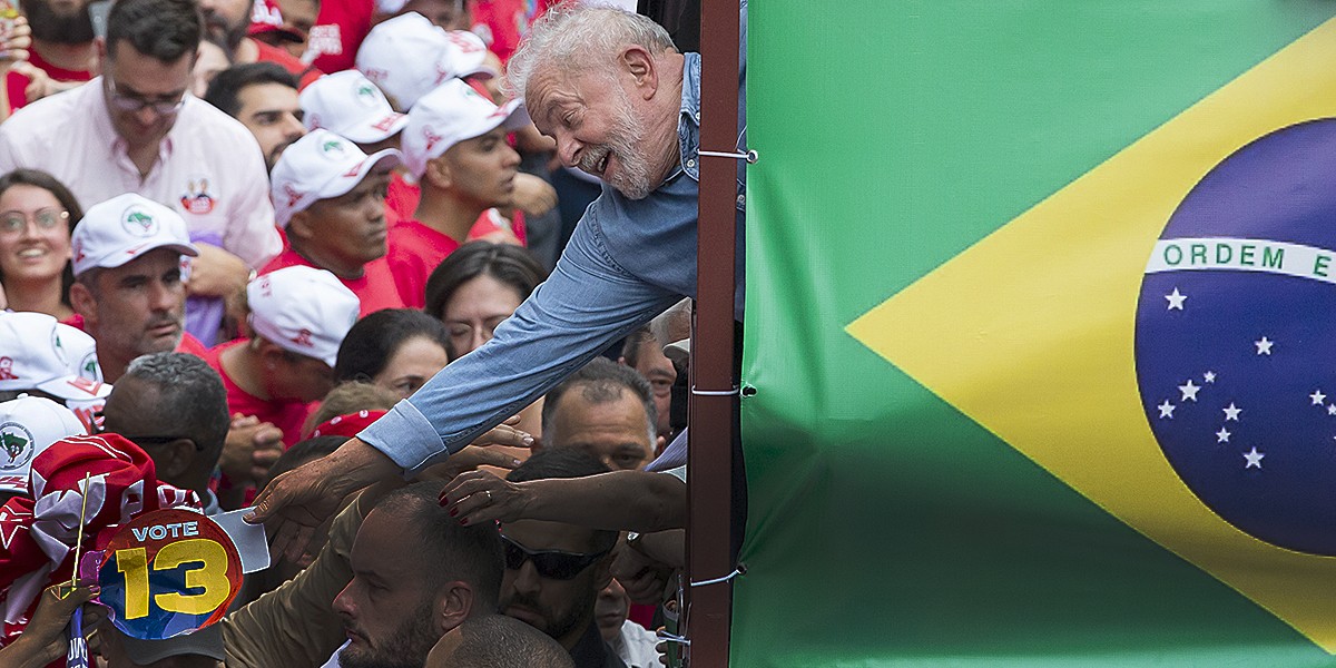 Lula é eleito em segundo turno acirrado contra Jair Bolsonaro — Foto: Edilson Dantas/Agência O Globo