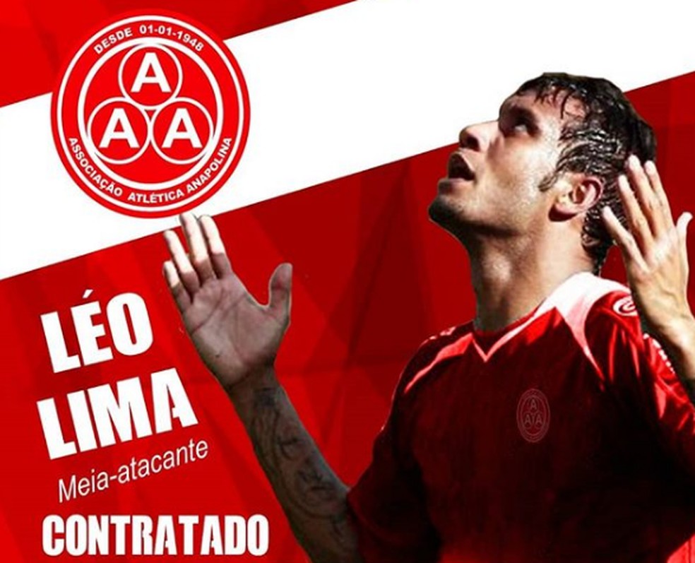 Léo Lima participou somente de dois jogos pelo Anapolina — Foto: Divulgação