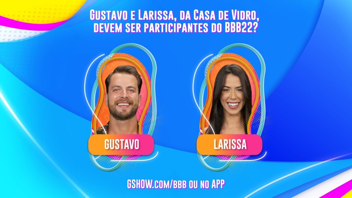 Casa de vidro do BBB 22: como devoto para Larissa e Gustavo entrarem ou não no fact |  Web