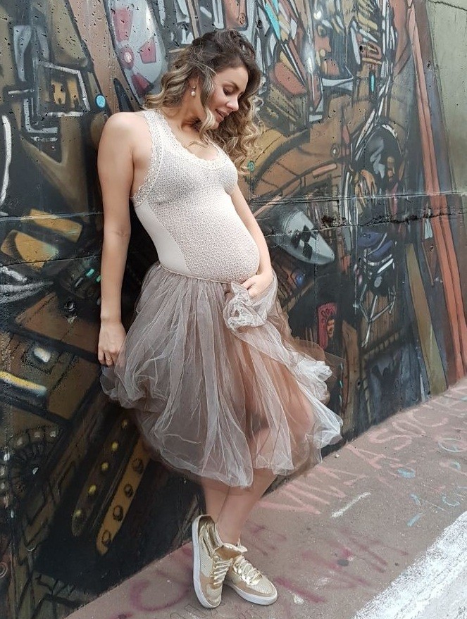 Bárbara Guerra está à espera de Maia, que vai nascer em julho (Foto: Divulgação)
