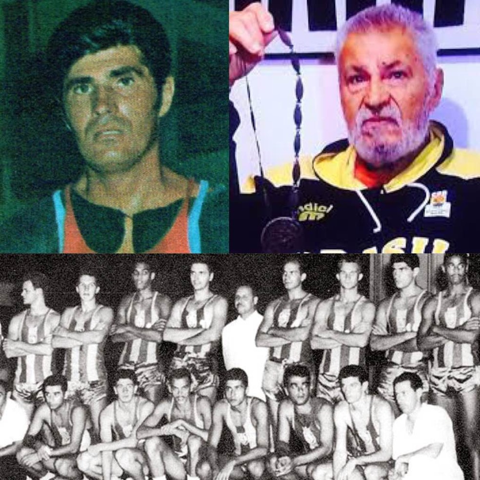 Waldir Boccardo foi campeão mundial em 1959 — Foto: Montagem CBB
