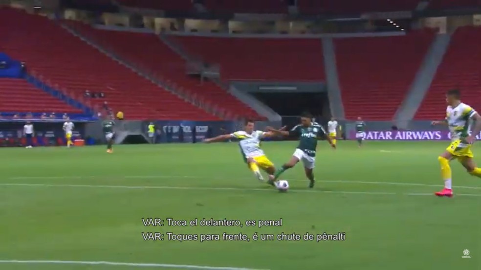 Conmebol divulga áudios do VAR em lances polêmicos em final da Recopa Sul-Americana