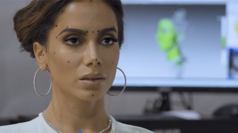 Anitta faz molde digital para ganhar estátua em museu de cera — Foto: Divulgação
