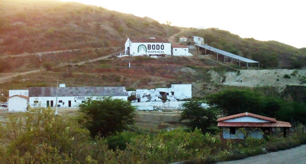  Desabamento aconteceu em mineradora de Bodó, na região Central potiguar (Foto: Aildo Bernardo)