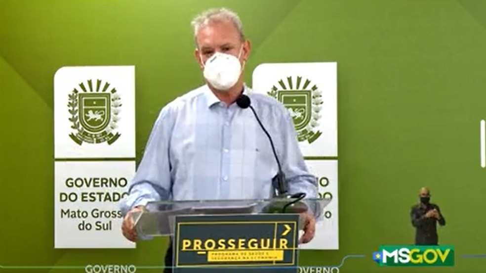 Secretário estadual de Saúde de MS, Geraldo Resende — Foto: Redes Sociais/Reprodução