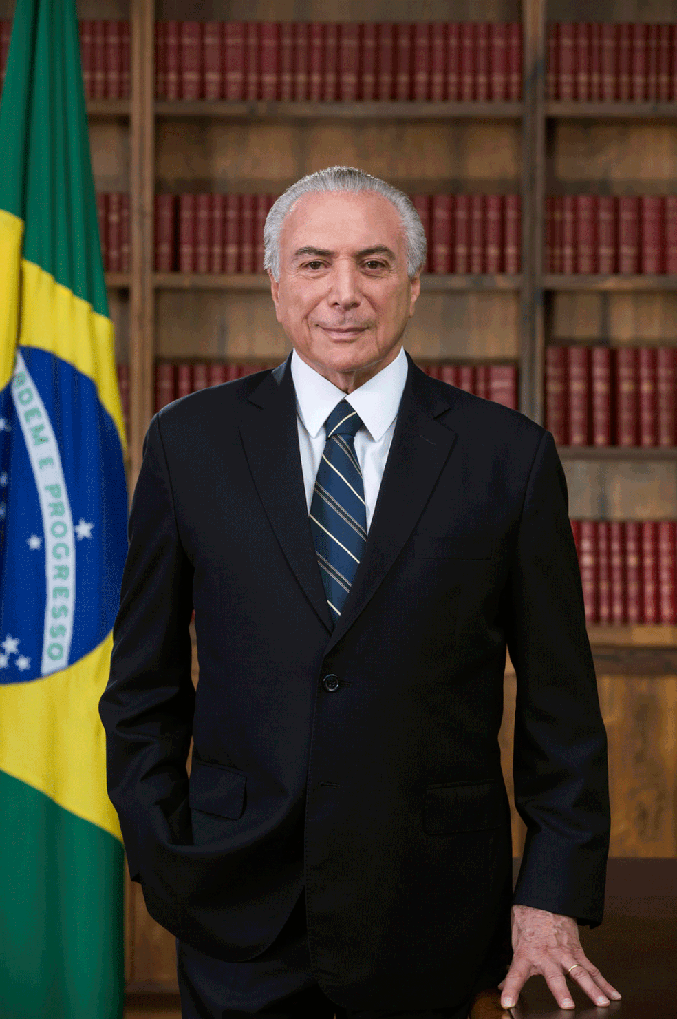 Foto oficial do presidente Michel Temer divulgada pelo Palácio do Planalto (Foto: Beto Barata/PR)