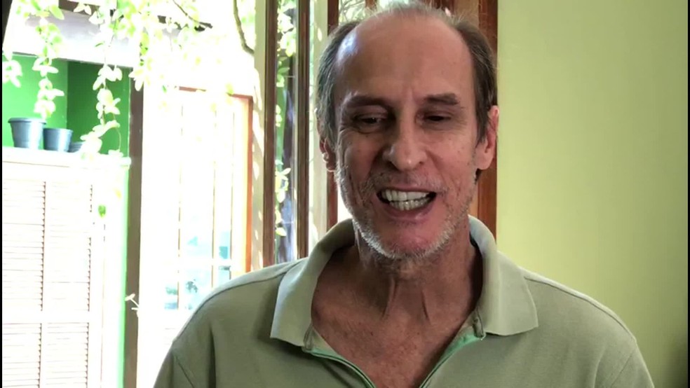 Ator Aramis Trindade doou rim ao irmão Alberto — Foto: Reprodução/TV Globo