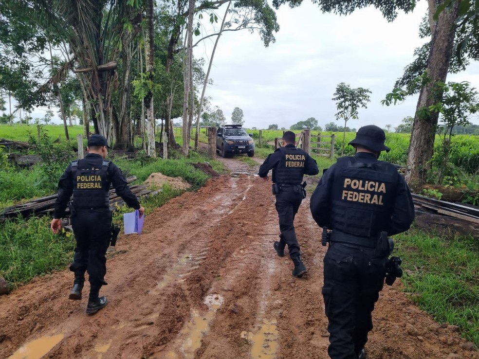 Operação da PF em Rondônia — Foto: PF/Divulgação