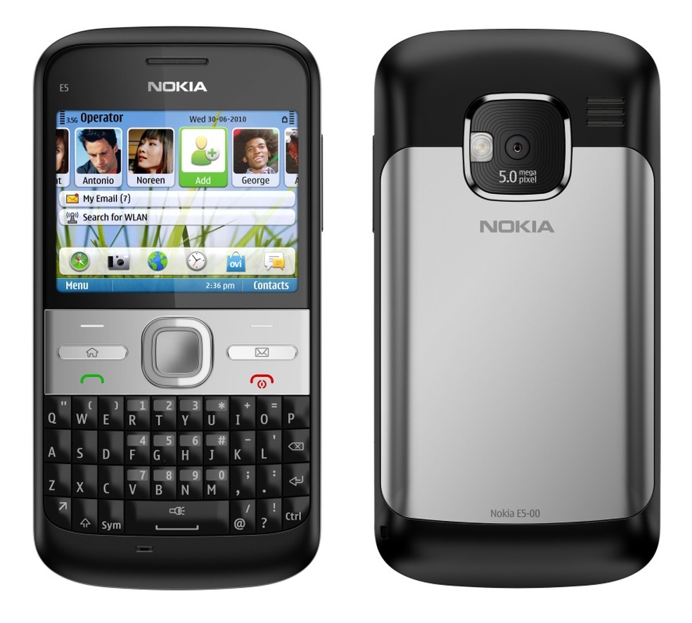 Nokia E5 — Foto: Divulgação
