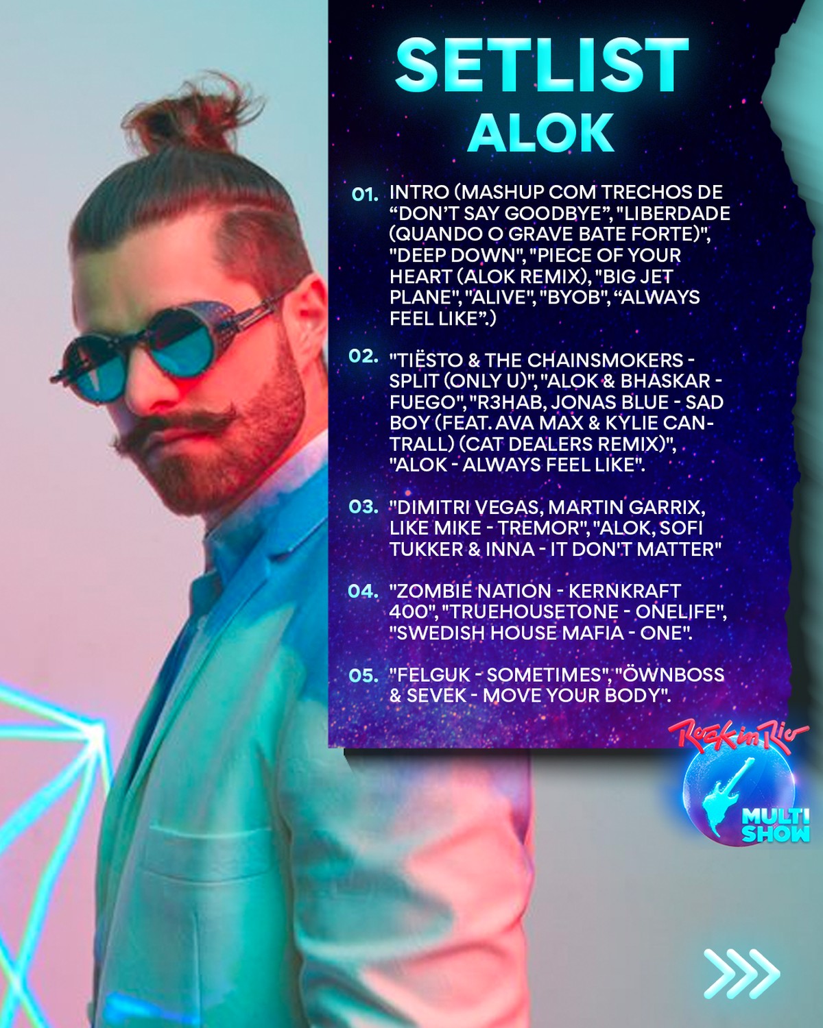 Rock in Rio 2022 confira o setlist de Alok com exclusividade Rock in Rio multishow
