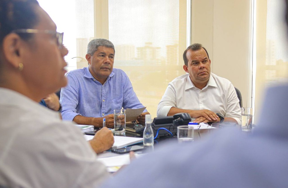 Jerônimo e Geraldo Jr. coordenam o grupo de transição — Foto: Divulgação