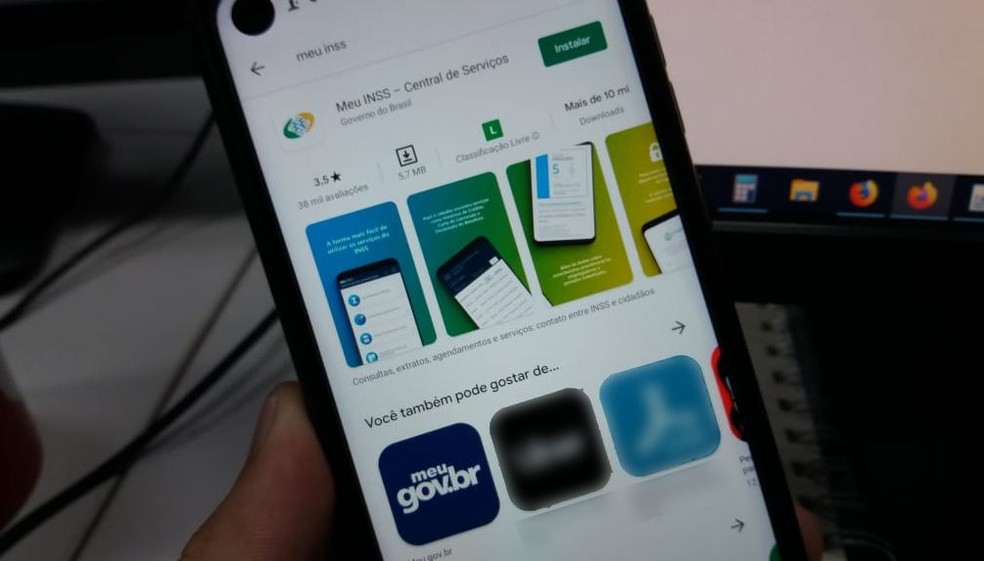 Contato virtual com o INSS deve ser feito somente pelo site Meu INSS ou pelo aplicativo do órgão — Foto: John Pacheco/G1