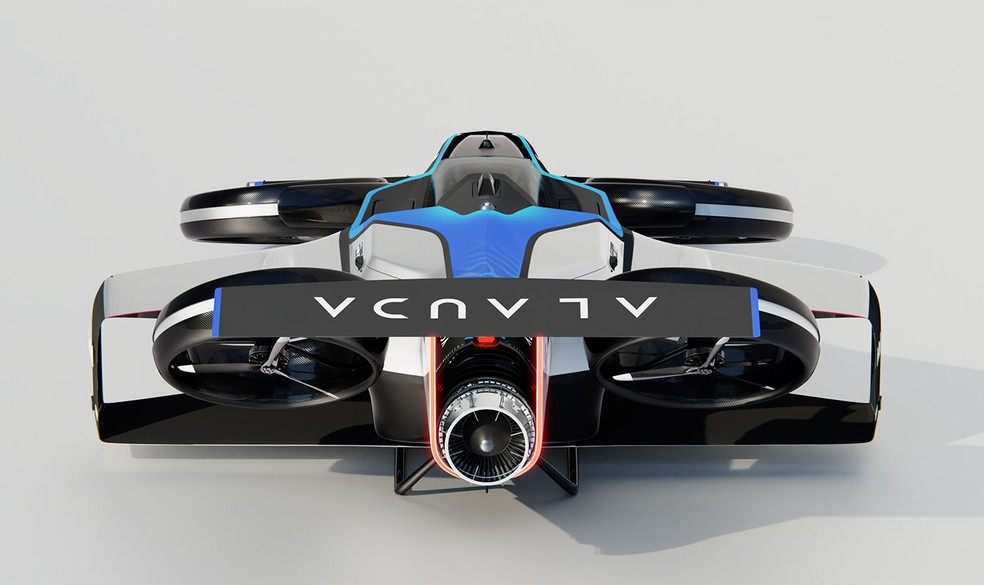 Fabricante promete que carro voador de corrida tenha dirigibilidade próxima à de um Fórmula 1 — Foto: Divulgação