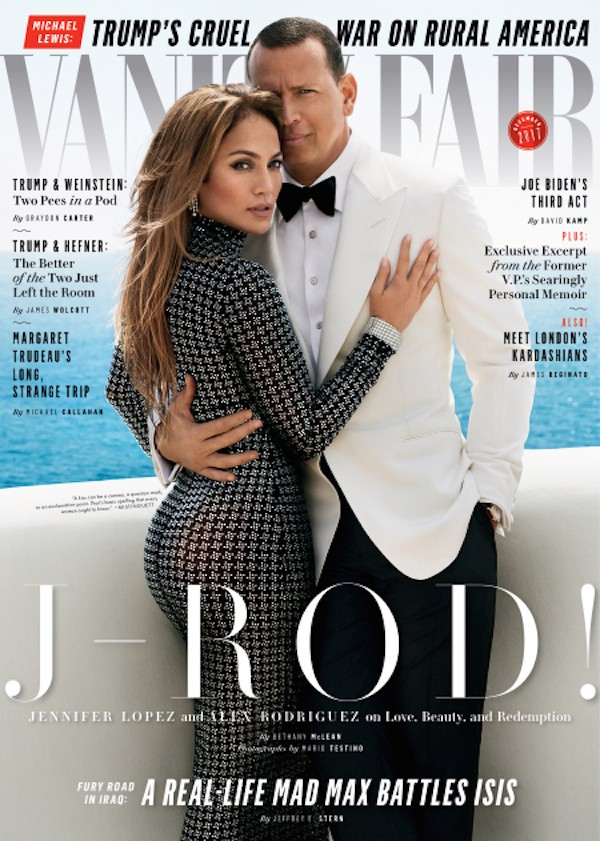 A cantora Jennifer Lopez na capa da revista Vanity Fair (Foto: Divulgação)