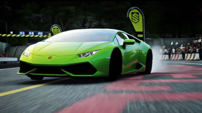 Driveclub receber? ainda em mar?o um DLC com quatro modelos de Lamborghini (Foto: Reprodu??o/YouTube)