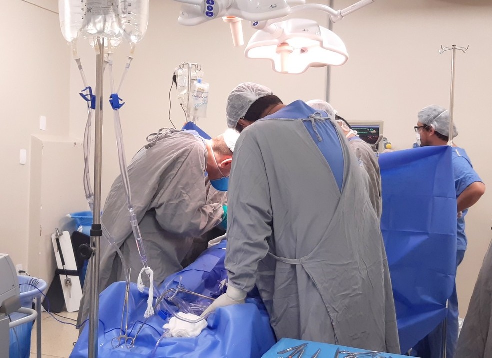 Mulher que sofreu AVC tem órgãos captados para doação em hospital de Jundiaí — Foto: Divulgação/Hospital São Vicente de Paulo
