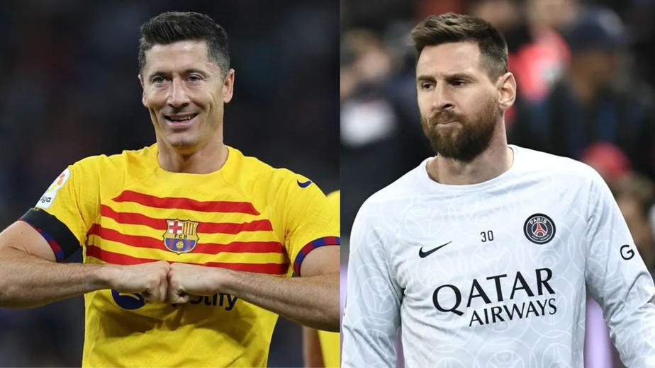 Lewandowski falou sobre possível retorno de Messi ao Barcelona