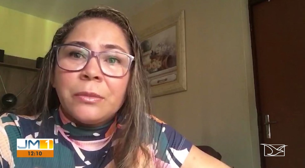Recuperada da Covid-19, a enfermeira Ana Rosa Lindoso falou sobre a experiência durante o tratamento contra a doença. — Foto: Reprodução/TV Mirante