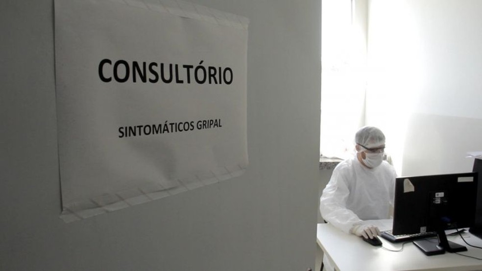 Atenção básica precisou se adaptar às necessidades de atendimento de pacientes com sintomas de Covid — Foto: Prefeitura de Vilhena/Divulgação