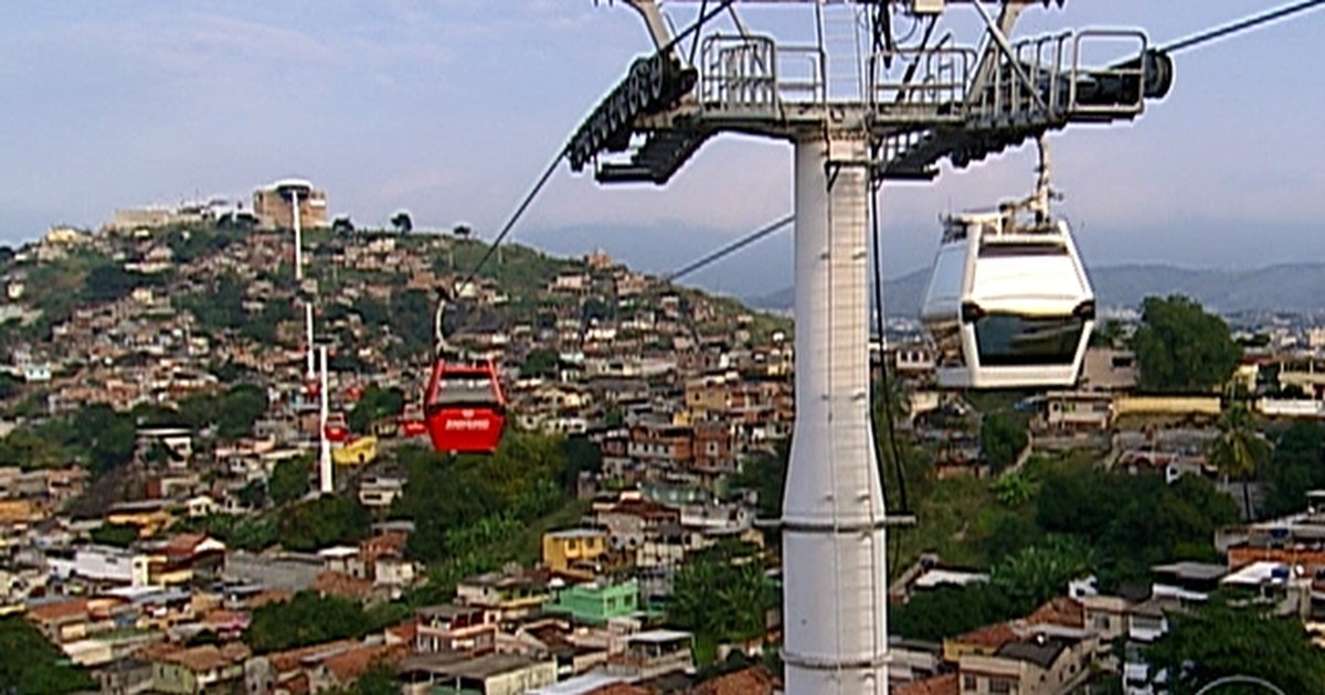 Bom Dia Brasil - Teleférico do Morro do Alemão, no Rio, transporta 12 ...
