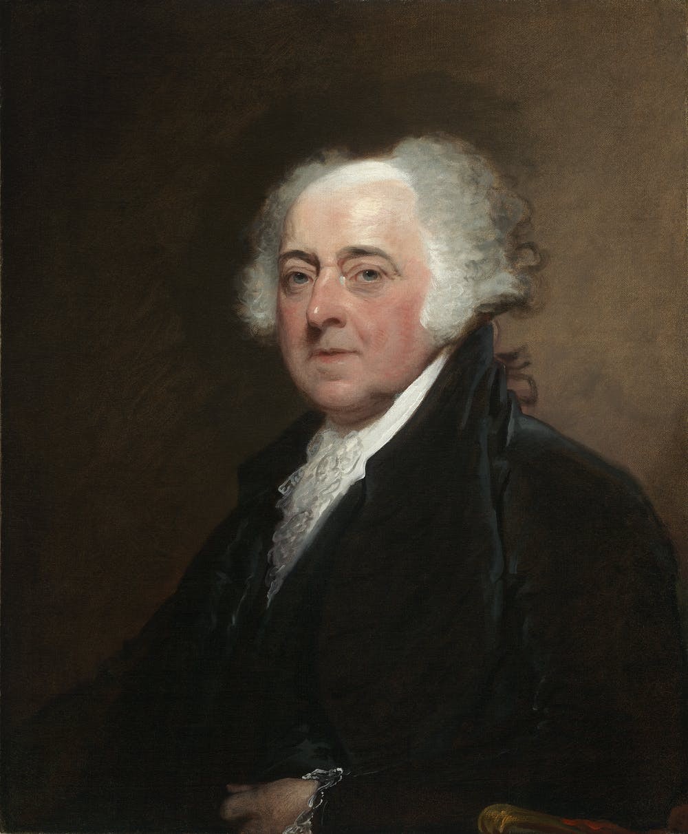 John Adams, primeira vice-presidente dos EUA, considerava o cargo o 'mais insignificante' (Foto: Gilbert Stuart, National Gallery of Art/Wikimedia Commons)
