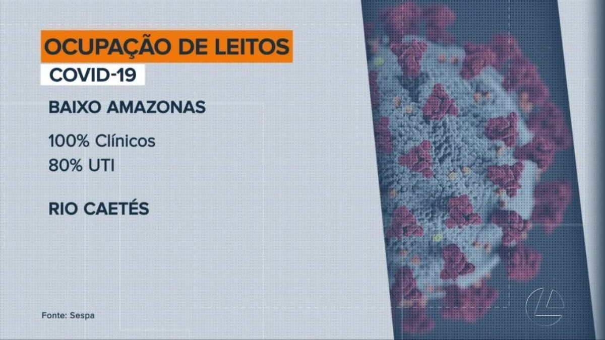 Cerca de 96% dos leitos de UTI para Covid-19 estão ocupados na grande Belém, afirma Sespa