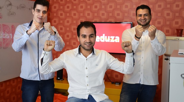 Os três sócios da Reduza começaram a desenvolver a startup em 2013, e já contam com 30 e-commerces parceiros (Foto: Divulgação)