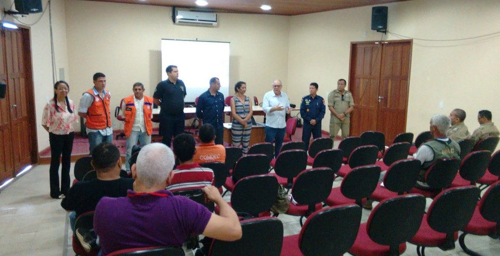 Vale do Juruá pode passar por outra grande enchente (Foto: Anny Barbosa/G1)