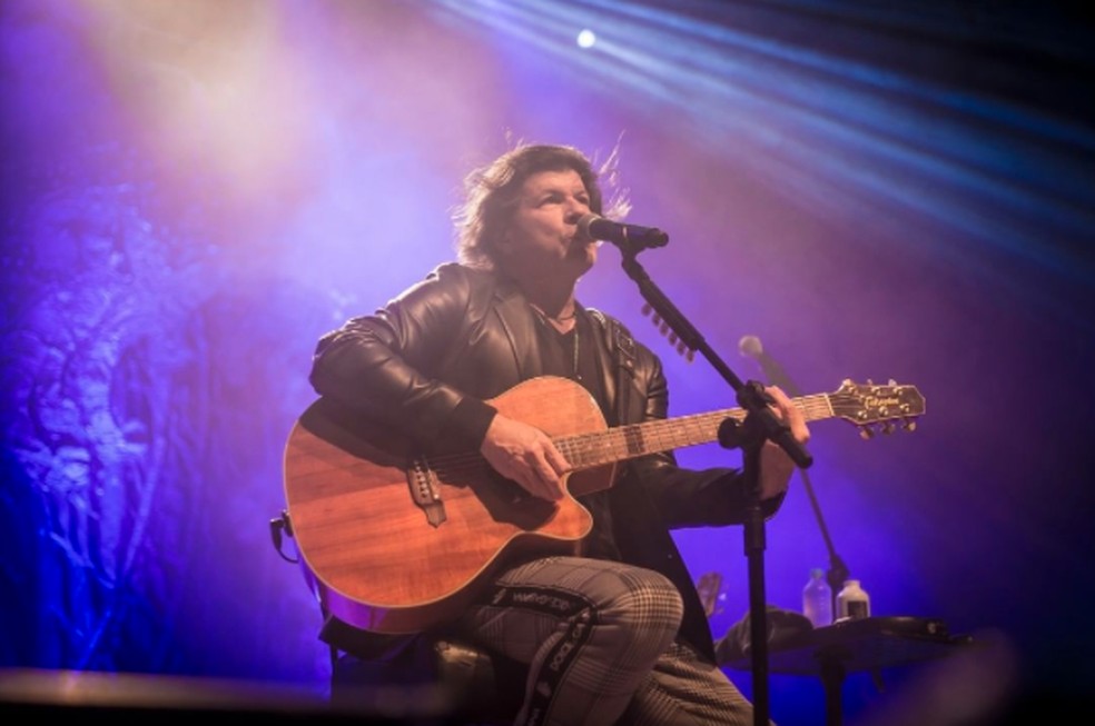Paulo Ricardo durante um show. — Foto: Redes sociais