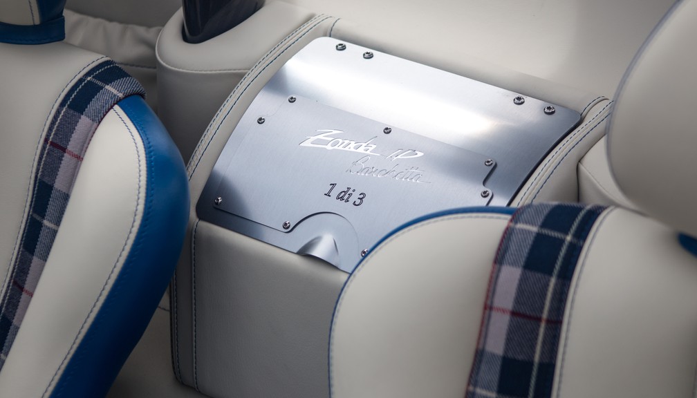 Detalhe do Pagani Zonda HP Barchetta (Foto: DivulgaÃ§Ã£o)