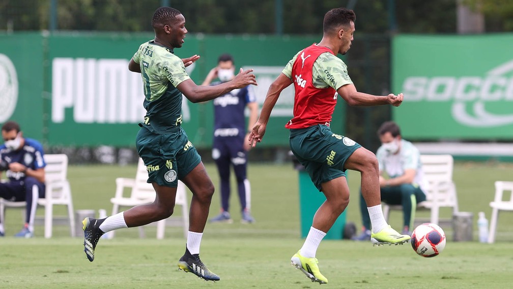 Palmeiras se reapresenta após folga por jogo suspenso; zagueiro e atacante seguem como desfalques