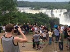 Dia de promoção das Cataratas do Iguaçu tem vazão acima do normal