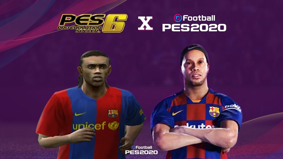 Pes 2020 Compara Versoes De Ronaldinho Gaucho E Mostra Evolucao No Realismo Dos Graficos Pes Sportv