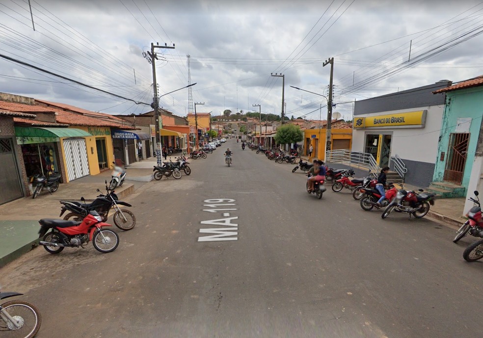 Região Central de Igarapé Grande, no Maranhão — Foto: Google Maps
