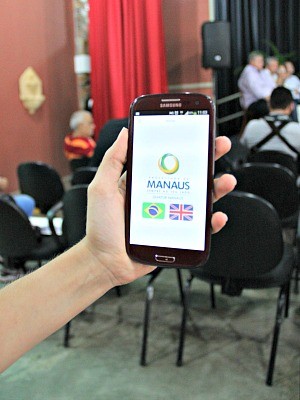 Aplicativo pode ser utilizado em dispositivos móveis com tecnologia Android e iOS (Foto: Adneison Severiano/G1 AM)