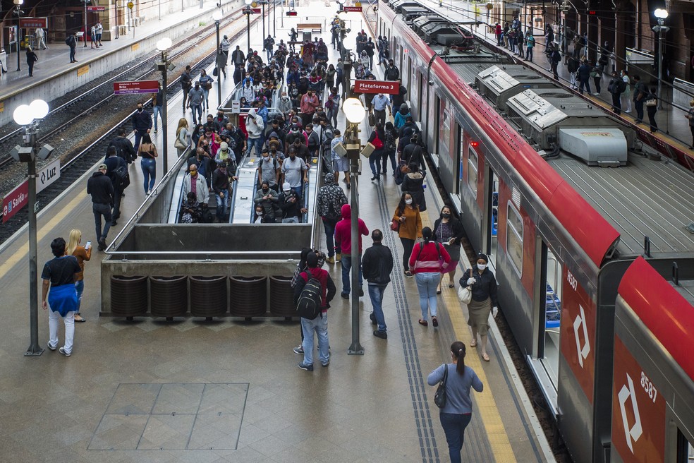 Estação da Luz, em São Paulo — Foto: Edilson Dantas