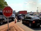 Obras de recuperação de rodovia provocam congestionamento em MT