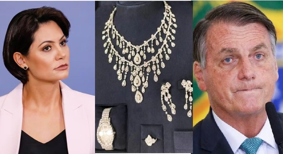 Michelle Bolsonaro, joias de diamantes enviadas pelo regime saudita e Jair Bolsonaro
