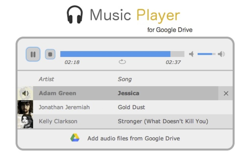 Music Player for Google Drive Download TechTudo