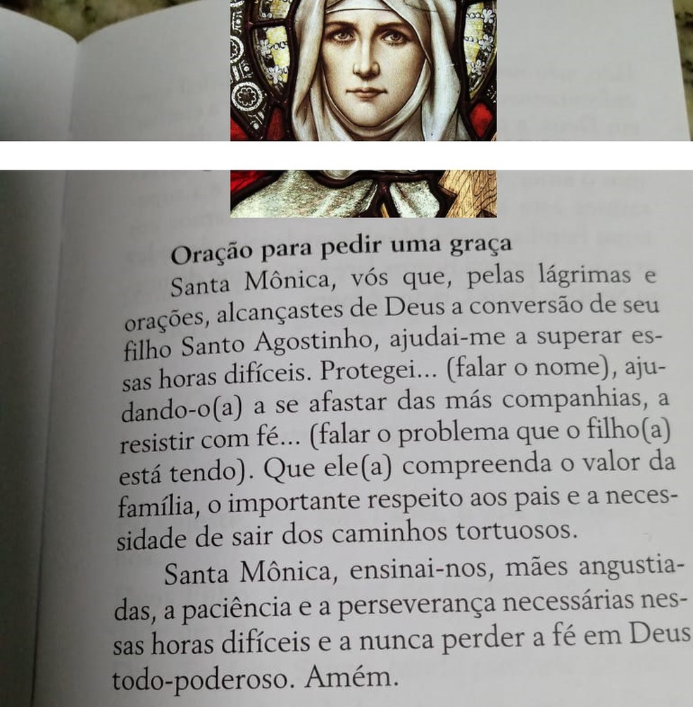 Dia de Santa Mônica: Oração para guardar e agradecer | Saúde Bragança  Paulista | G1