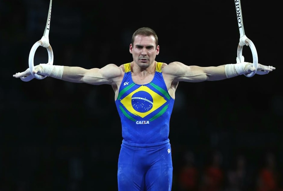 Arthur Zanetti ficou a menos de um décimo do pódio em Stuttgart — Foto: Ricardo Bufolin/ Panamerica Presa/ CBG