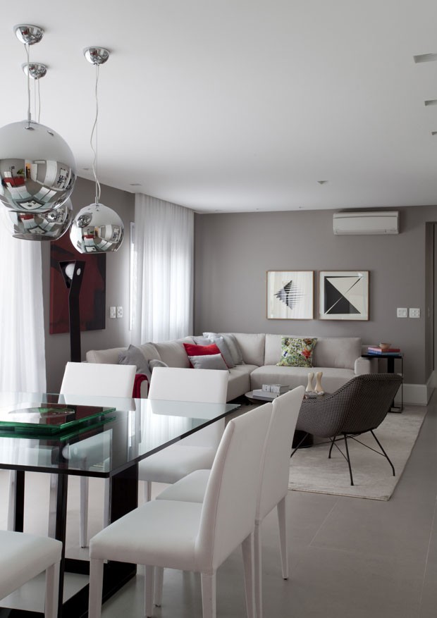 Apartamento sofisticado e feminino (Foto: Marco Antonio / divulgação)