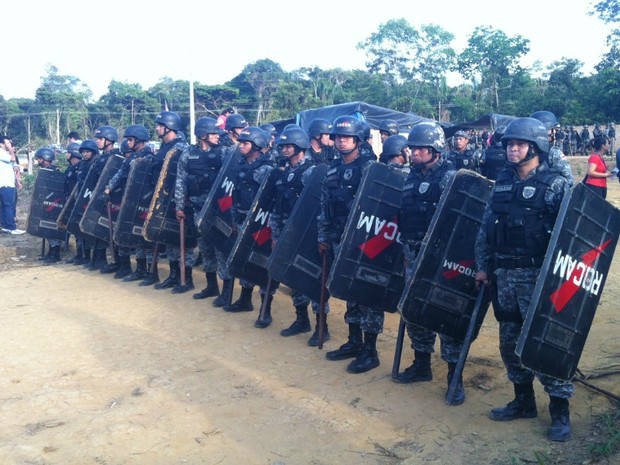 Ao todo, cerca de 400 policiais estarão mobilizados (Foto: Girlene Medeiros/G1 AM)