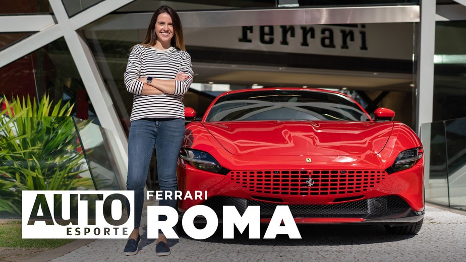 Ferrari Roma 2021 Dianteira Estática Thumbnail Vídeo