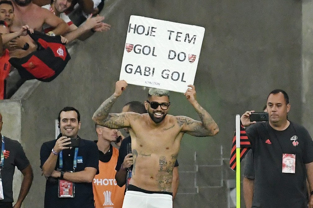 Gabigol já marcou 22 gols em 33 jogos pelo Flamengo em sete meses — Foto: André Durão