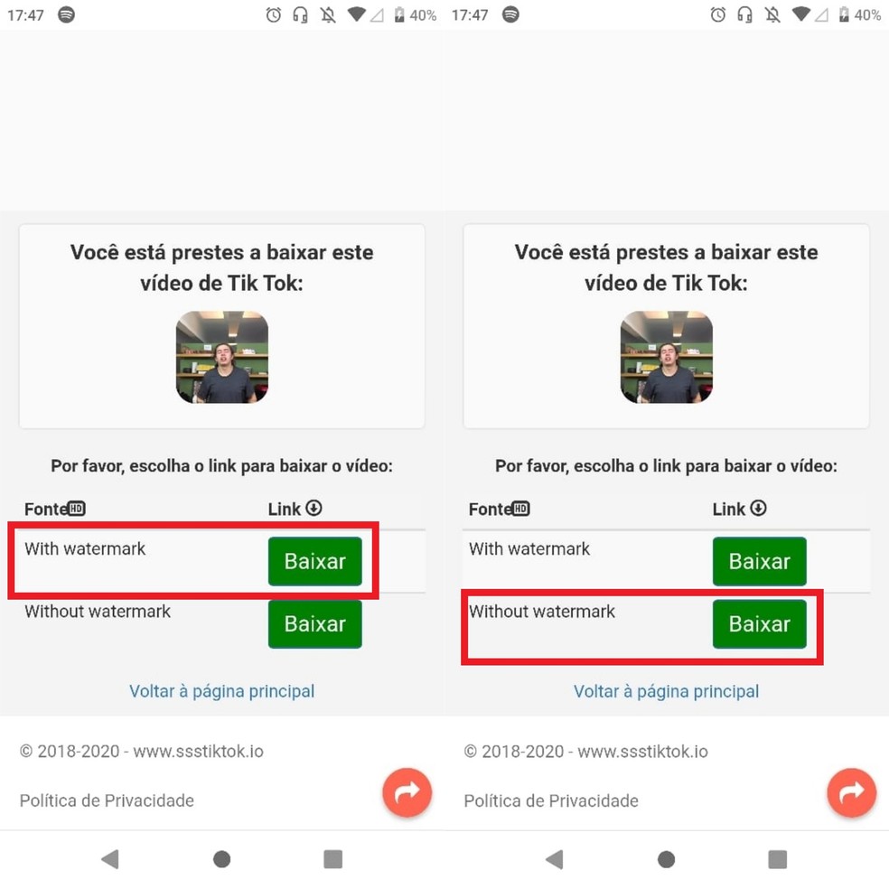 como baixar video do tiktok de tres formas diferentes redes sociais techtudo