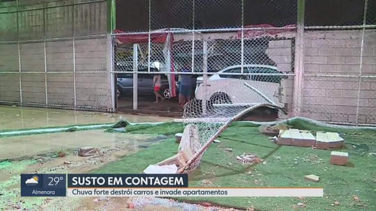 Defesa Civil registrou 77 mm de chuva em 40 minutos na região do Riacho das Pedras, em Contagem