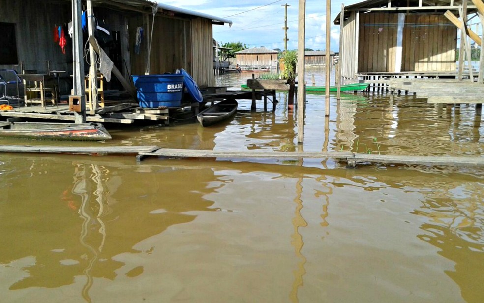 Itamarati, no interior do AM, decreta estado de emerg&ecirc;ncia ap&oacute;s cheia do  Rio Juru&aacute; | Amazonas | G1