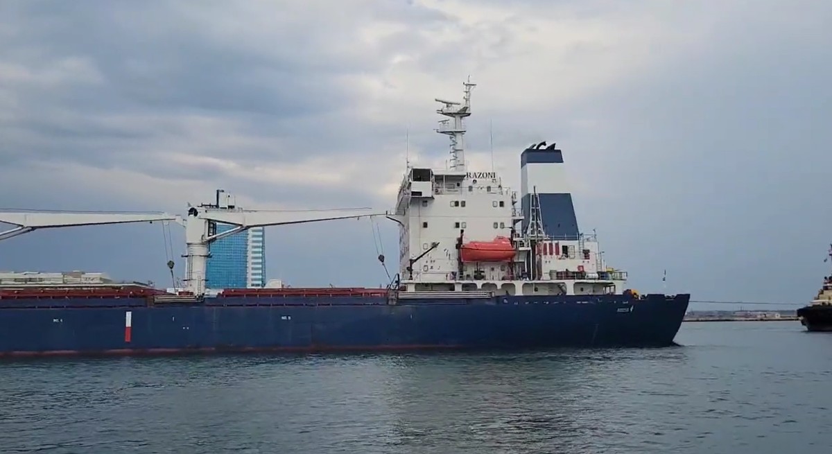 Primeiro navio com grãos deixa porto de Odessa desde a invasão russa | Mundo