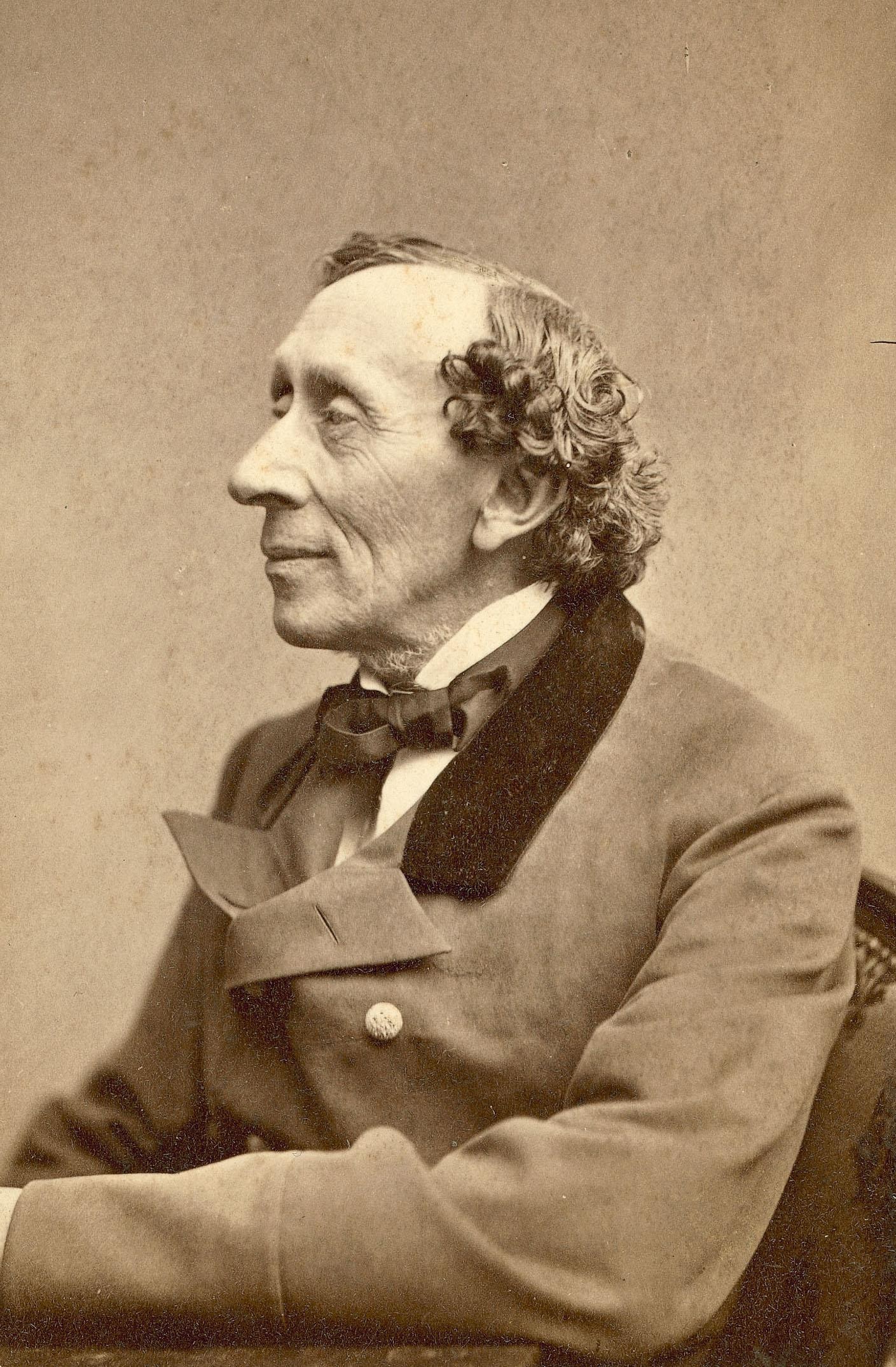 O escritor Hans Christian Andersen (Foto: Wikimedia Commons )